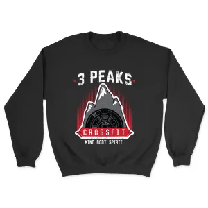 3 Peaks CrossFit Stacked Mens - Midweight Sweatshirt