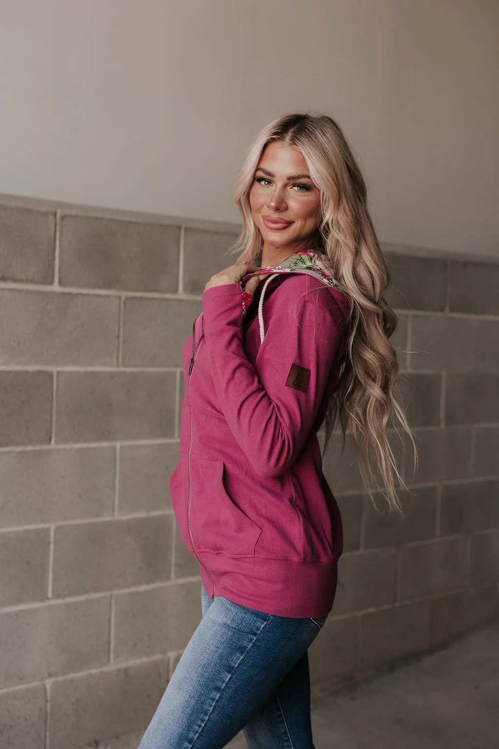 Ampersand FullZip Hoodie - Glow Girl