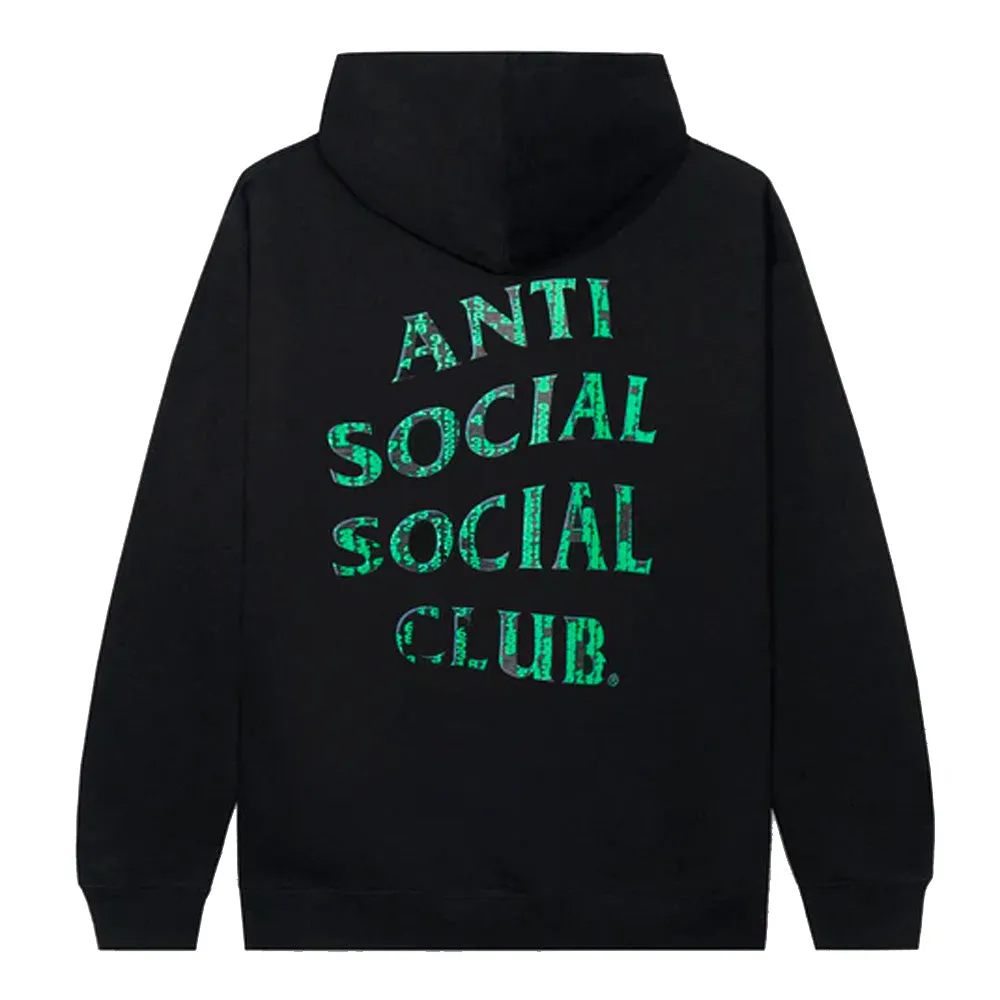 Anti Social Social Club Glitch Black Hoodie