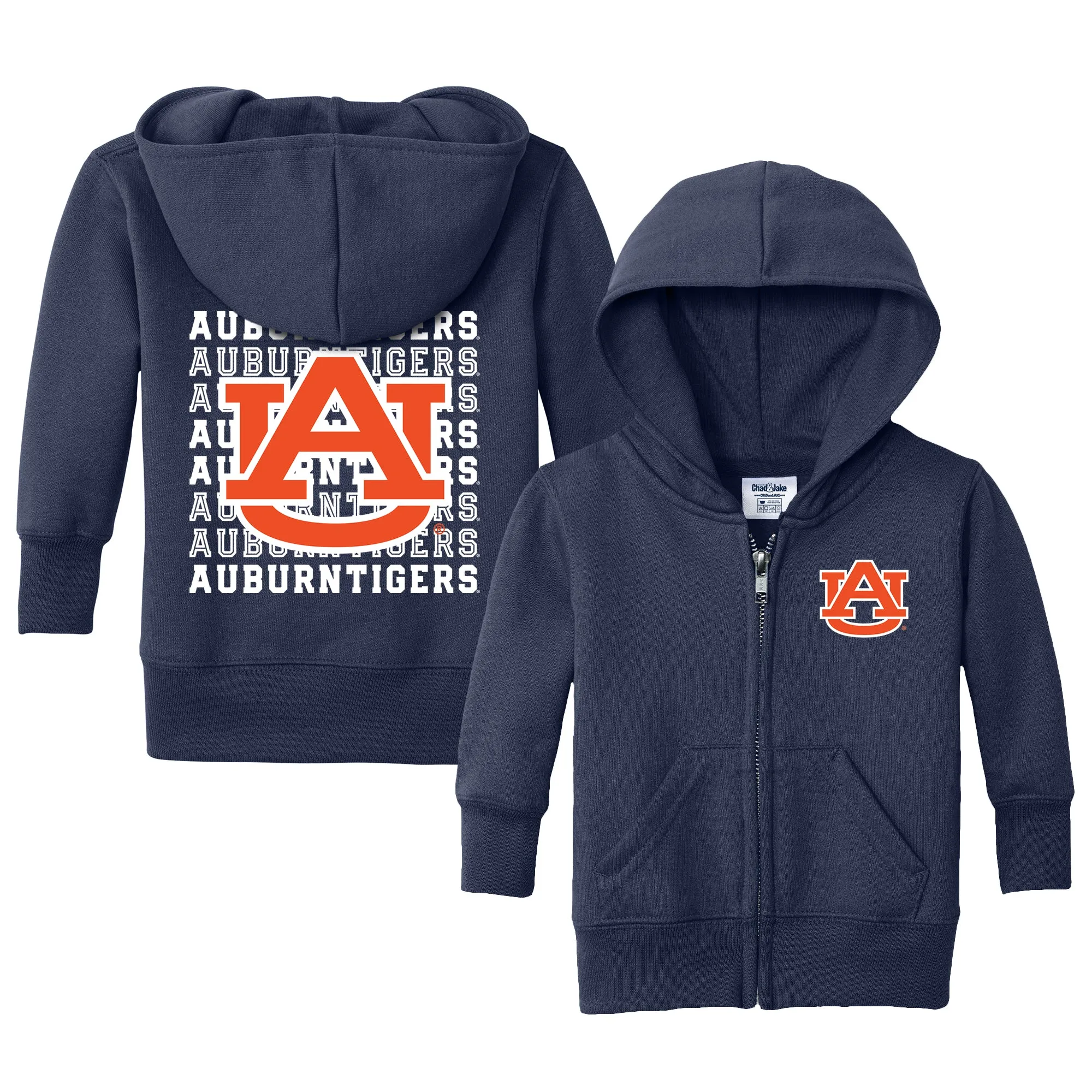 Auburn Tigers Retro Infant Full-Zip Sweatshirt