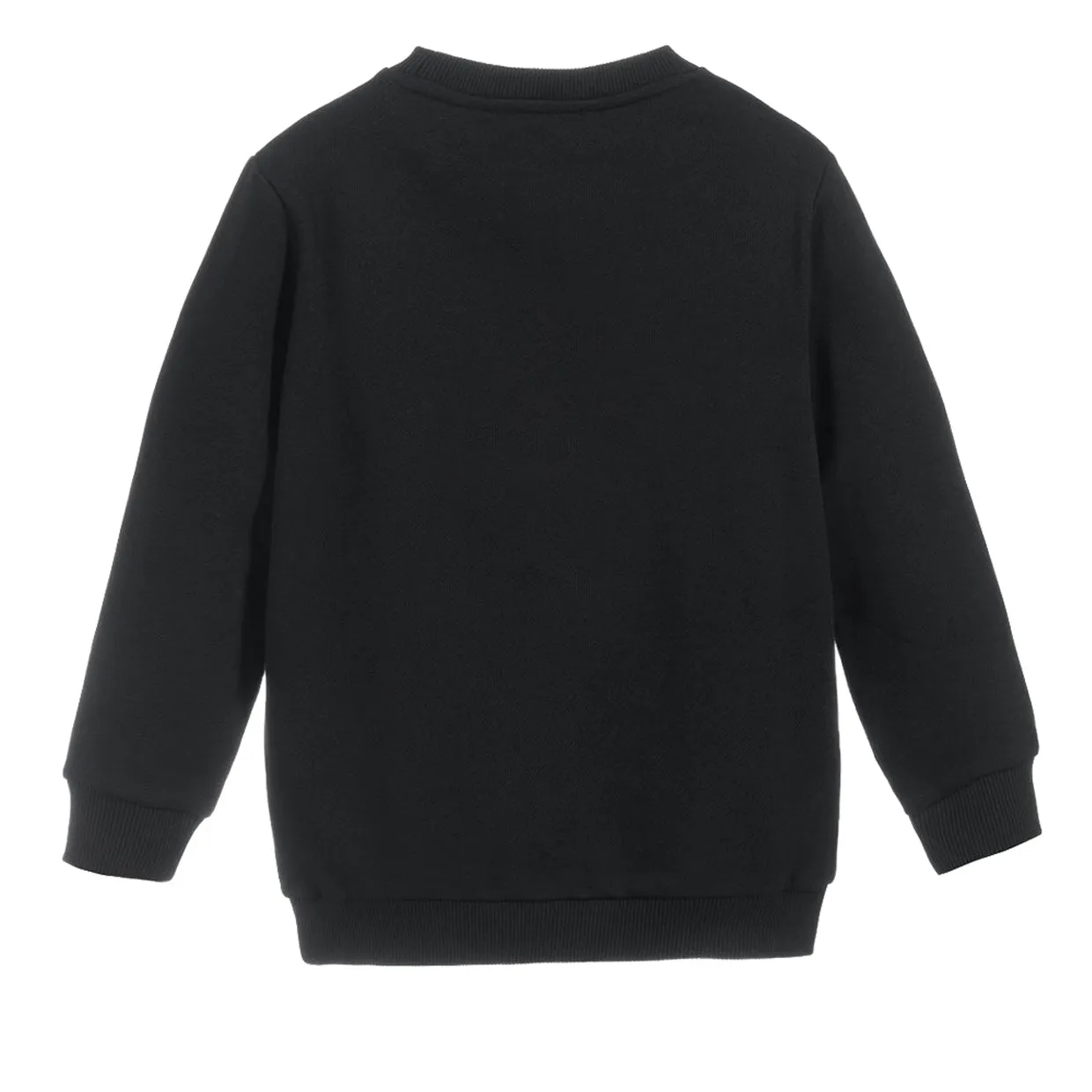 Balmain Kids Black and White Logo Sweatshirt