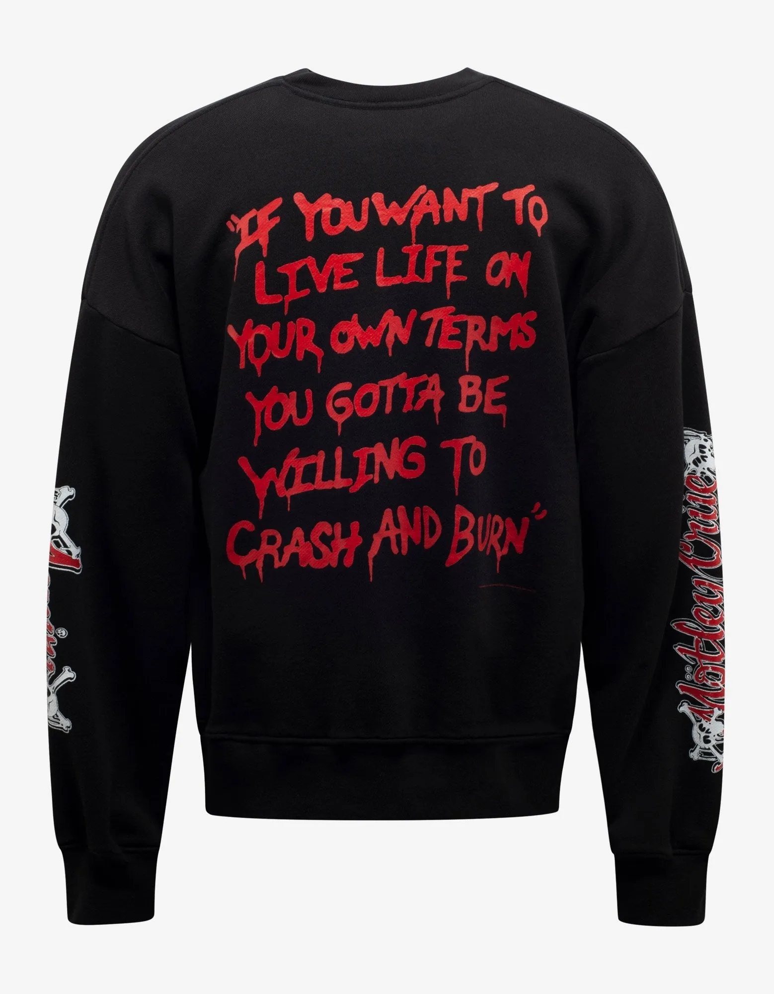 Black Mötley Crüe Dr Feelgood Oversized Sweatshirt -