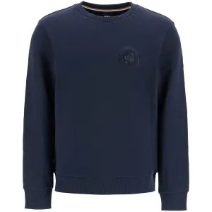 Boss crewneck sweatshirt with double mon