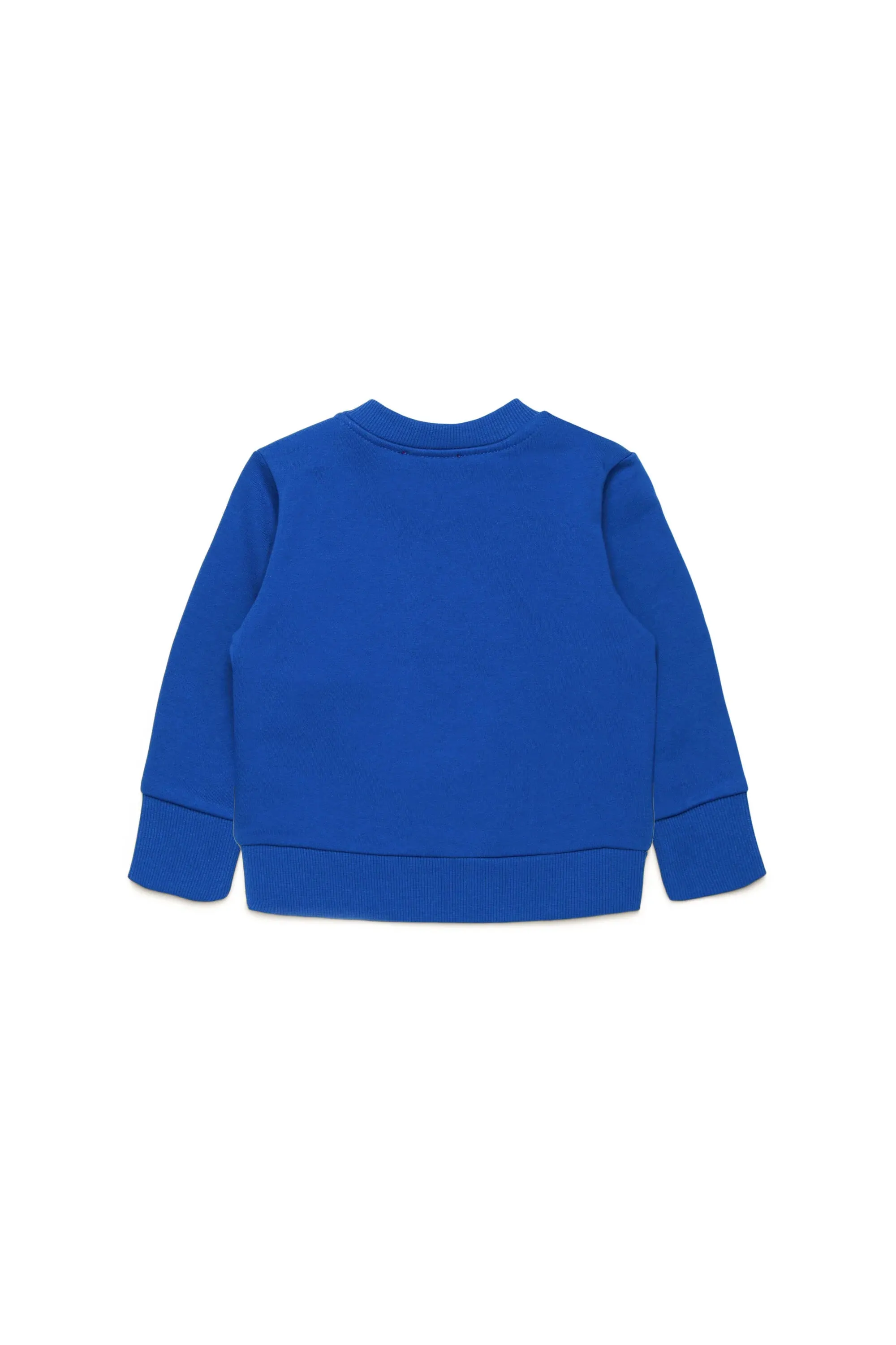 Crew-neck sweatshirt with degradé logo  (Blue) - DK00567KYAVFK843