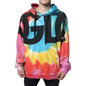 Dolce & Gabbana Multicolor Tie Dye Hooded Sweatshirt Sweater