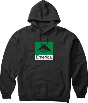 Emerica Classic Combo Hoodie, Black