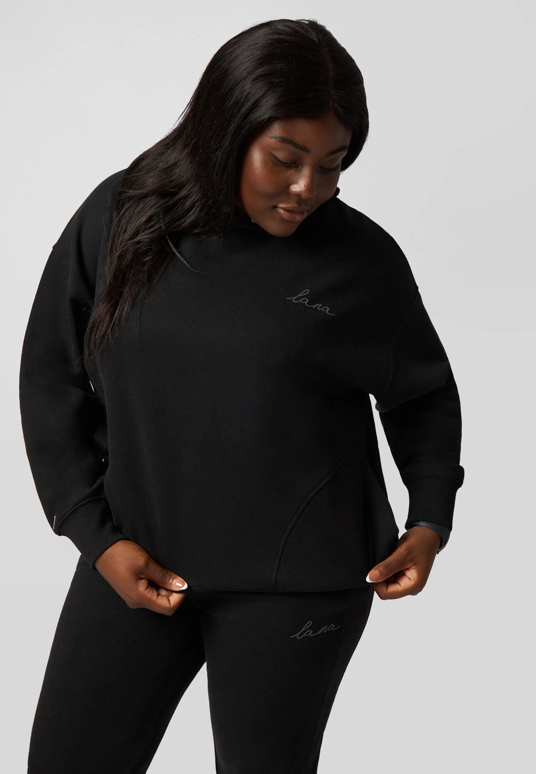 Essential Oversized Sweatshirt - Black