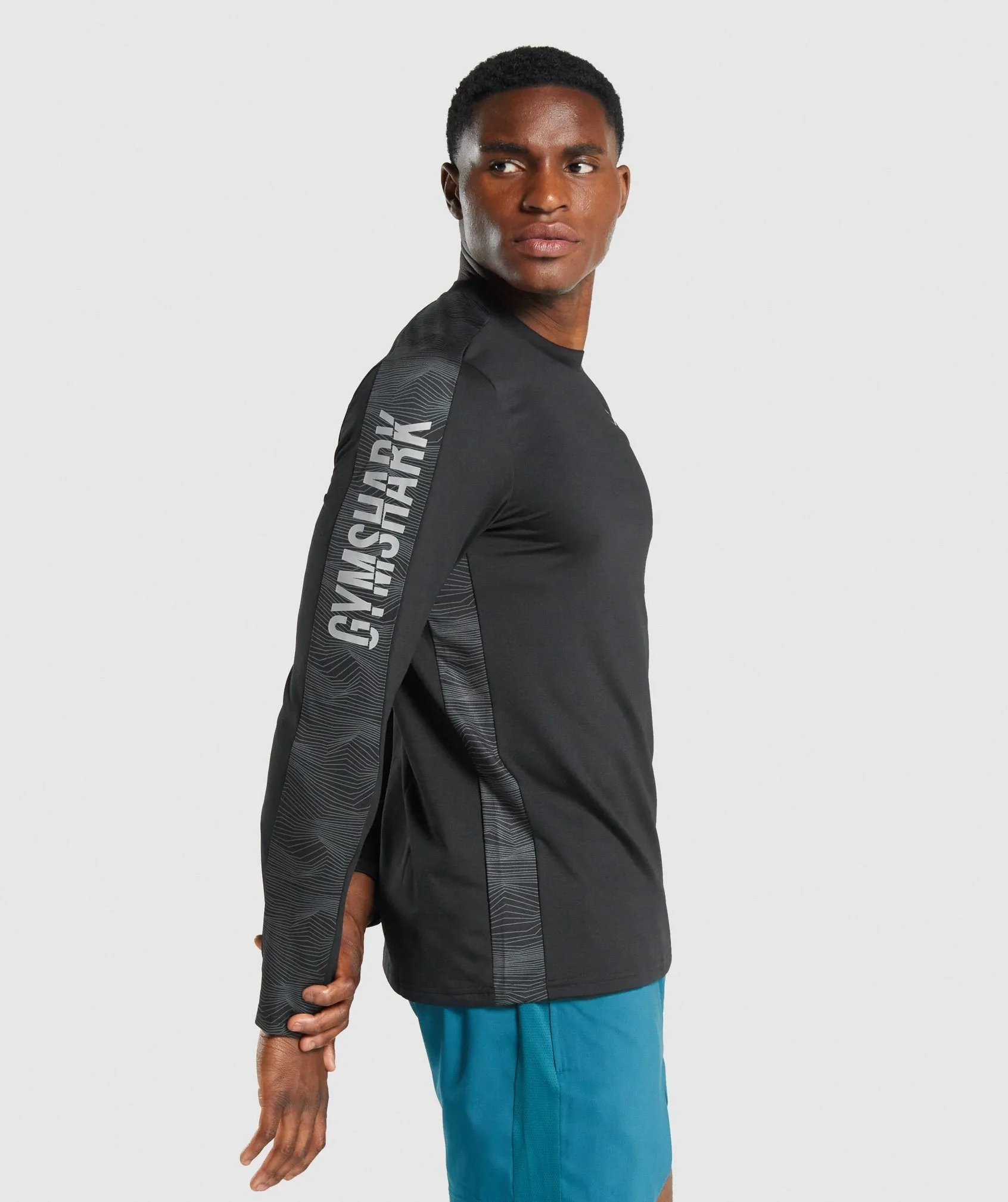 Gymshark Sport Long Sleeve Crew - Black