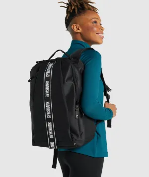 Gymshark Taped Backpack - Black