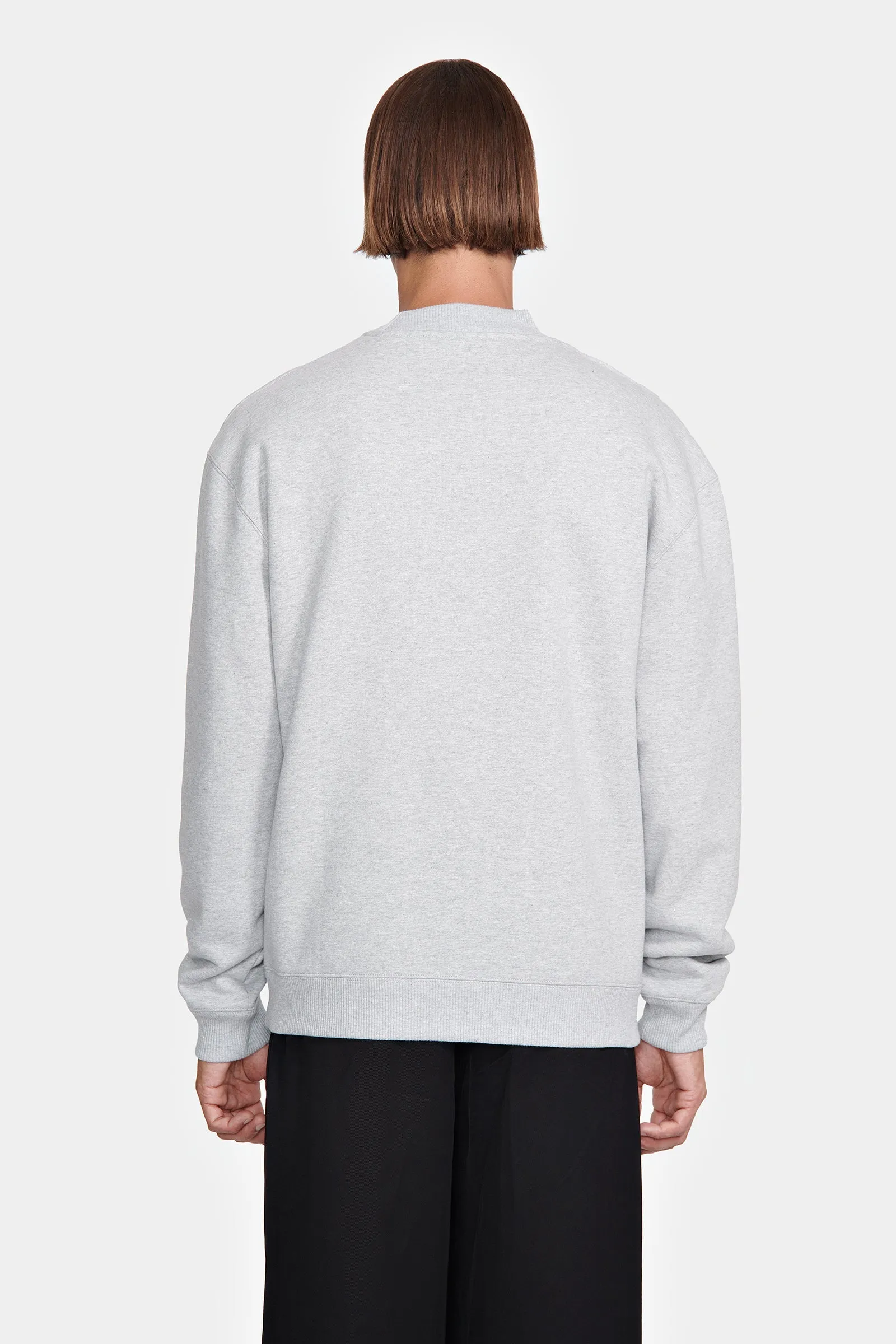 Louis Gabriel Nouchi SWEATSHIRT WITH LACERATION IN COTTON