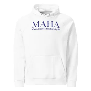 Make America Healthy Again Classic Unisex Eco Raglan Hoodie