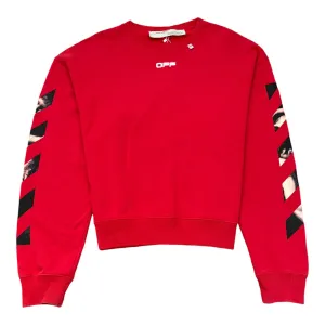 Men's Arrow Logo Sweatshirt Red Size M