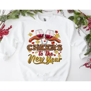 New Year Cheer Crew Sweatshirt