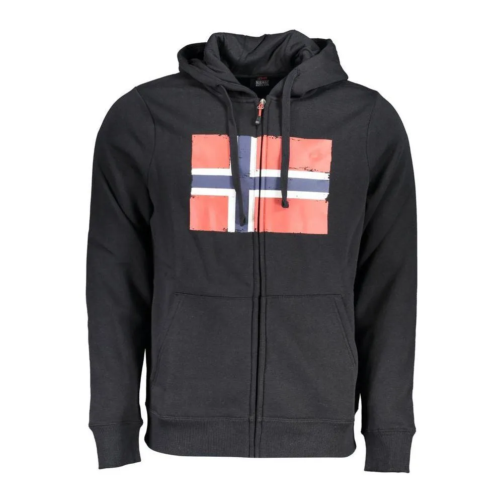 Norway 1963 Black Cotton Sweater