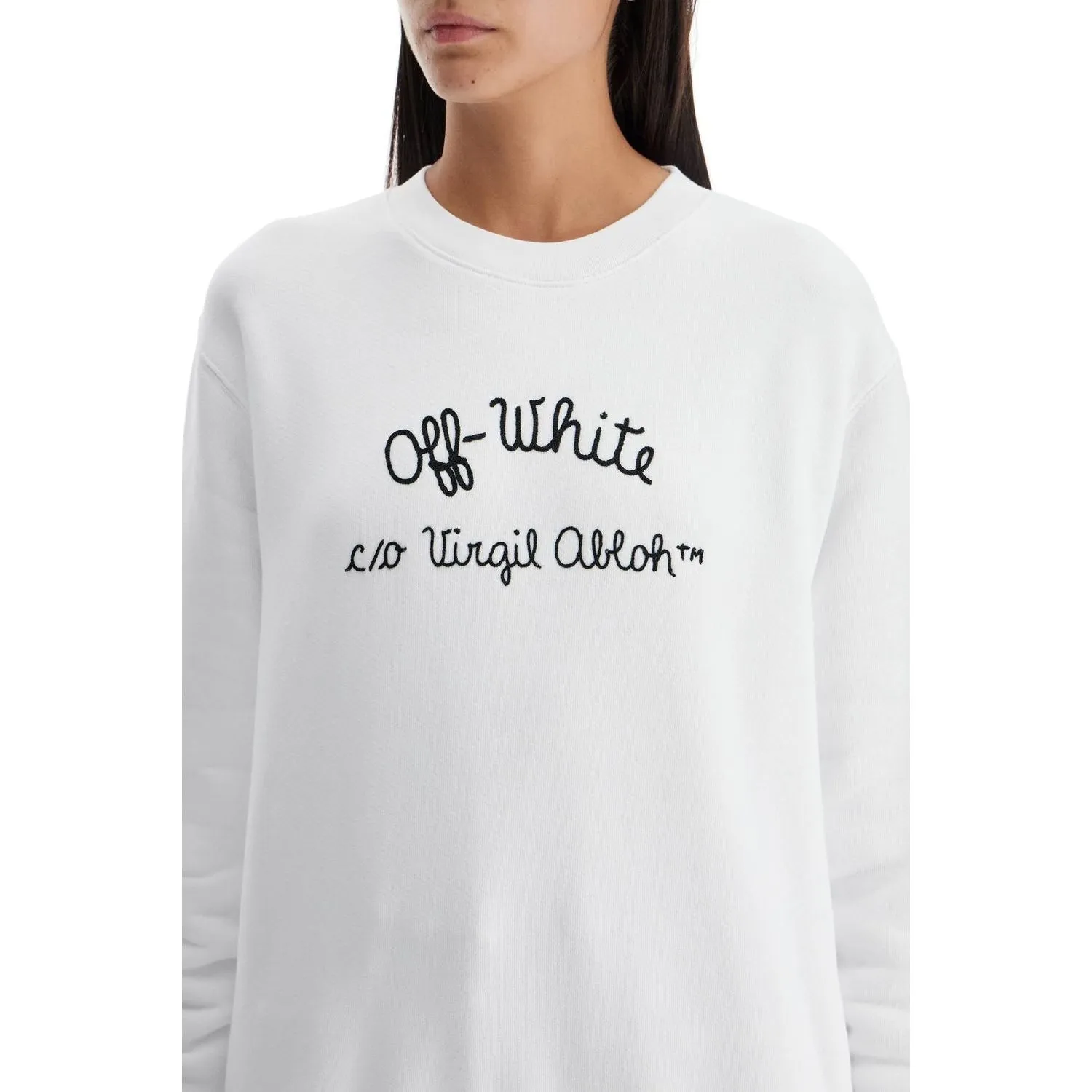 Off-White crewneck sweatshirt with