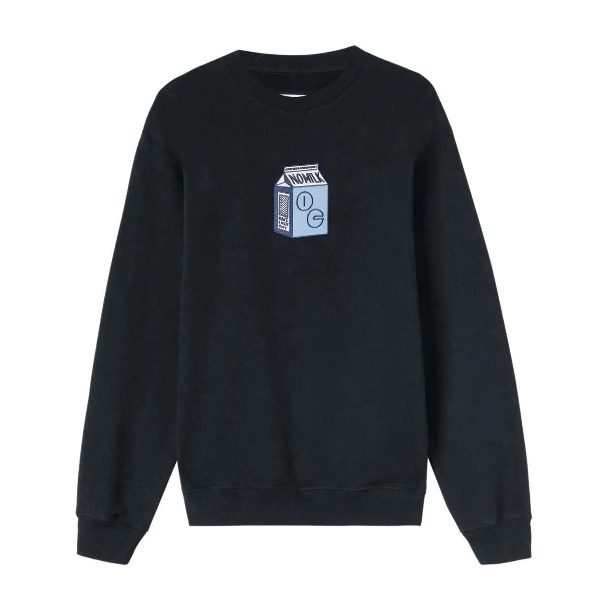 Opening Ceremony Milk Patch Logo Black Sweatshirt