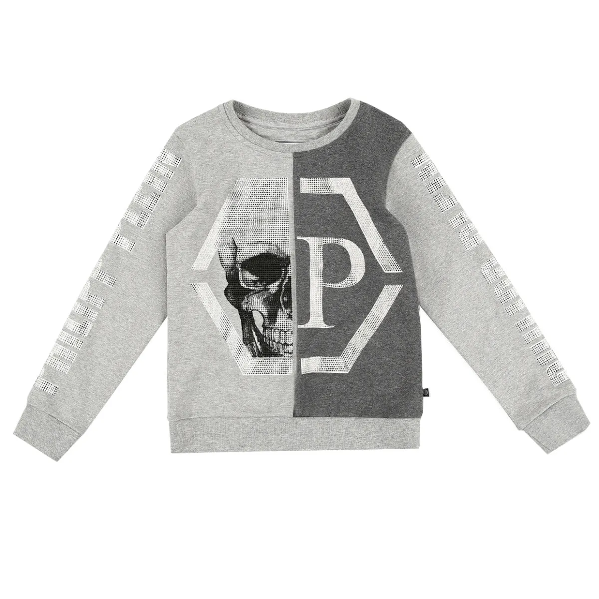 Philipp Plein Junior Diamante Logo Sweatshirt