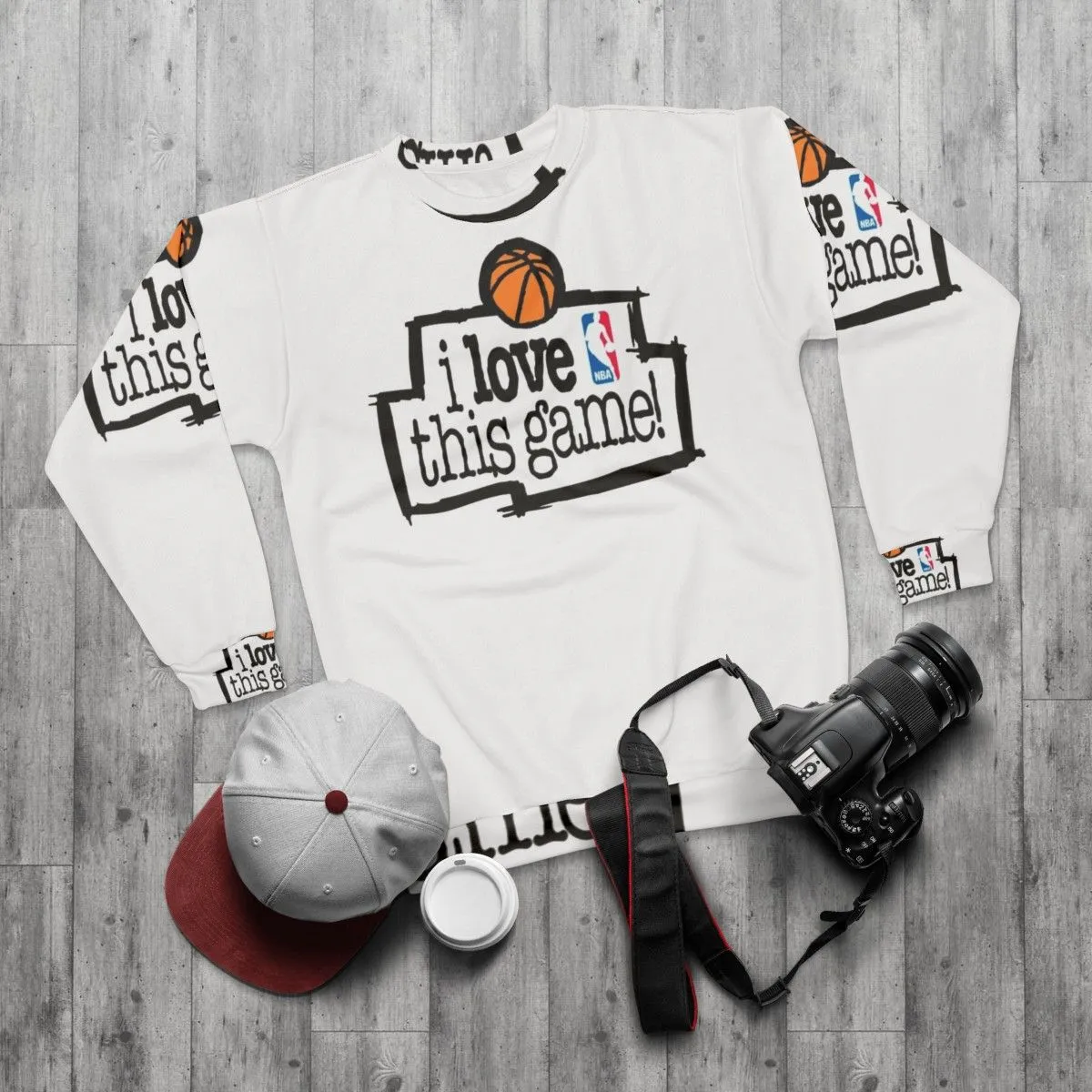 "I Love This Game" Sports Sweatshirt - Cozy Apparel for Sports Fans