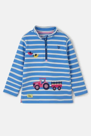 Robyn Sweater- Marina stripe / Tractor