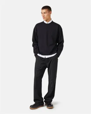 Sweatshirt in technical fabric (Black) - I24E05663319000