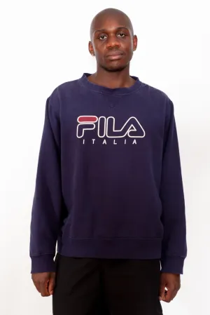 Vintage 90s Fila Big Logo Italia Sweatshirt